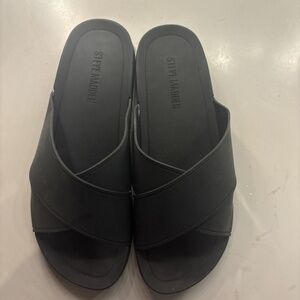 Steve Madden Black Sandals